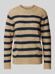 Gebreide pullover met ronde hals, model 'THORA' van MOS MOSH - 9