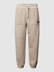 Sweatpants mit Teddyfell von ARMANI EXCHANGE Beige - 11