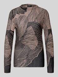 Strickpullover mit Stehkragen von Marc Cain Pink - 43