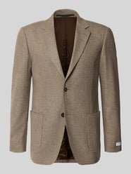 Slim Fit Sakko aus reiner Viskose Modell 'Justin' von Tiger of Sweden Beige - 11