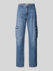 High Waist Jeans mit Cargo-Look Modell 'JUNE' von Only Blau - 29