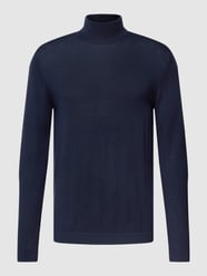 Longsleeve aus Wolle mit Rollkragen von Esprit Collection Blau - 46