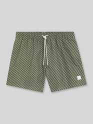 Regular Fit Badeshorts mit Logo-Patch Modell 'VIBE' von BOSS Beige - 12