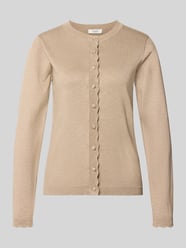 Strickjacke aus Viskose-Mix Modell 'MORLA' von b.young Beige - 17