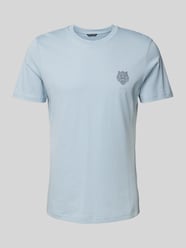 T-Shirt mit Motiv- und Label-Print von Antony Morato Blau - 9