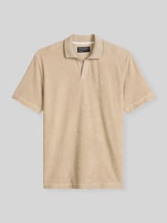 regular fit poloshirt van puur katoen badstof van Marc O'Polo Beige - 30