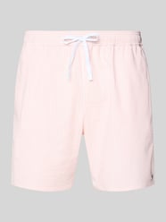 Badeshorts aus Baumwoll-Mix von Lacoste Pink - 27
