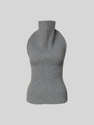 Top aus Woll-Mix in Ripp-Optik von Victoria Beckham - 34