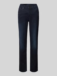 Slim Fit Jeans mit Label-Patch Modell 'Melanie' von MAC Blau - 43