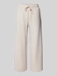 Wide Leg Sweatpants mit elastischem Bund von Christian Berg Woman Beige - 9