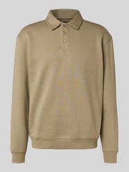 Poloshirt met ribboorden van MCNEAL Beige - 25