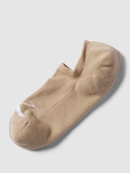 High cut kousenvoetjes met labeldetail, model 'FOOTIE' van Calvin Klein Jeans Beige - 11