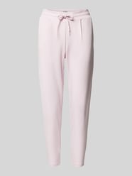 Slim Fit Bundfaltenhose mit verkürztem Schnitt Modell 'KATE' von ICHI Pink - 23