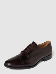 Derby-Schuhe aus Leder Modell 'Colby' von BOSS Braun - 9