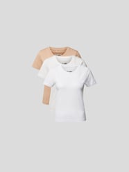 T-Shirt im Regular Fit von MM6 Maison Margiela Weiß - 10