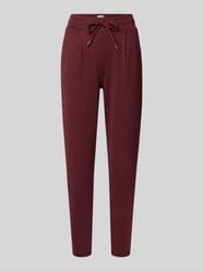 Sweatpants met elastische band, model 'KATE' van ICHI Bordeaux - 47