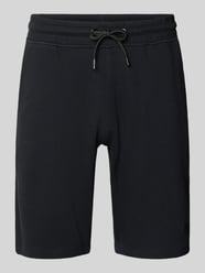 straight fit korte broek met logostitching model 'Fillip' van Blend - 45