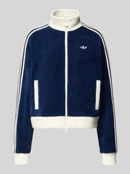 Bluza rozpinana ze stójką i wyhaftowanym logo od adidas Originals - 14