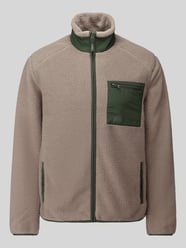 kurtka teddy o kroju regular fit ze stójką model 'DALLAS' od ONLY & SONS - 4