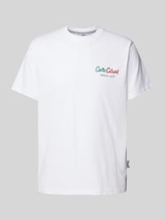 T-Shirt mit Label-Print von CARLO COLUCCI Weiß - 18