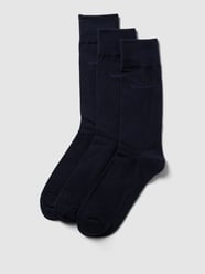 Socken mit Label-Print 3er-Pack von Gant Blau - 7