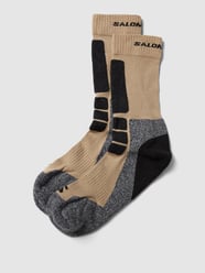 Socken mit Label-Detail im 2er-Pack Modell 'hike Socks' von Salomon Beige - 43