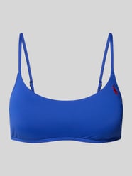 Góra bikini z haftowanym logo od Polo Ralph Lauren - 32
