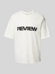 T-shirt met ronde hals van REVIEW - 37