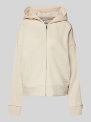 Sweatjacke mit Kapuze und Label-Stitching von JAKE*S STUDIO WOMAN Beige - 8