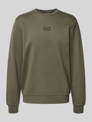 Sweatshirt mit Label-Detail von EA7 Emporio Armani Beige - 44
