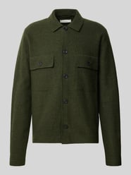 Hemdjacke aus Wolle mit Brusttaschen von Selected - 10