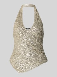Tanktop mit V-Ausschnitt von Gina Tricot Gold - 15