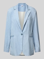 Relaxed fit blazer met reverskraag, model 'GIACCA' van Liu Jo White - 12