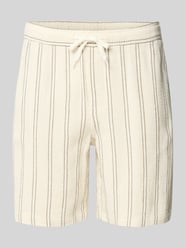 Regular Fit Shorts mit Tunnelzug von JACK & JONES Beige - 27