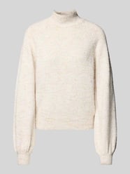 Sweter z dzianiny ze stójką model ‘Casinna’ od Moves - 14
