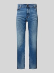 Regular Fit Low-Rise-Jeans mit Shaped-Beinverlauf Modell 'SJÖBO' von Marc O'Polo Blau - 18