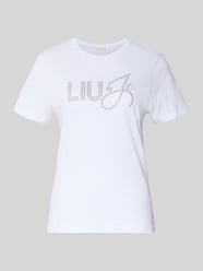 T-Shirt mit Label-Detail von Liu Jo White - 9