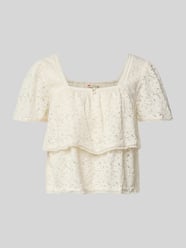 boxy fit blousetop van katoenmix in kantlook model 'DOM' van Levi's® 300 - 8