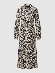 Blusenkleid aus Viskose mit Allover-Print Modell 'APPLE' von Mango Weiß - 6
