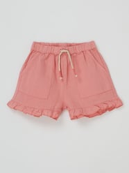 Shorts mit Leinen-Anteil von Basefield Pink - 11