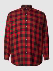 PLUS SIZE Freizeithemd mit Vichy-Karo von Polo Ralph Lauren Big & Tall Rot - 29