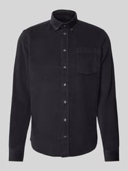 Regular Fit Cordhemd mit Button-Down-Kragen Modell 'ANTON' von Casual Friday Blau - 1