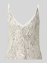 Regular Fit Top mit Allover-Pailettenbesatz von SWING - 19