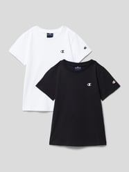 T-shirt met labeldetail in een set van 2 stuks van CHAMPION - 35