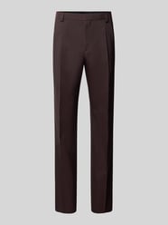 Regular Waist Business-Hose aus Schurwolle mit Bundfalte von HUGO Bordeaux - 16
