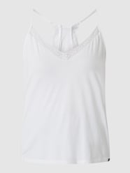 Top aus Baumwoll-Modal-Mix  von Superdry Weiß - 37