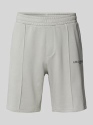 Regular Fit Sweatshorts mit fixierten Bügelfalten von Only & Sons Grau - 3