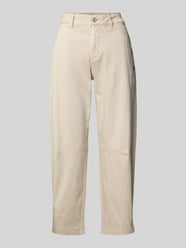 Tapered Fit Hose mit verkürztem Schnitt von Buena Vista Beige - 36