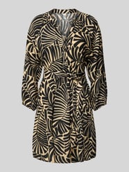 Fließendes Minikleid aus reiner Viskose Modell 'NOVA' von Only Beige - 26
