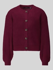 Loose fit gebreid jack met enkelrijige knoopsluiting model 'LEA' van VERO MODA - 11